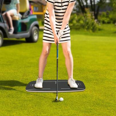 Quiltern Golf Weight Transfer Balance Board - Golf Center Of Gravity Shift Board For Improving Balance And Stability, Preventing Weight Shift Reversal, And Increasing Swing Speed For Beginners