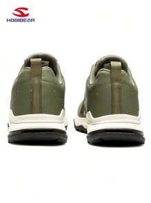 HOBIBEAR Men's Sports Shoes, Outdoor Hiking Shoes, Low-Cut Climbing Shoes, Winter Fashion Casual Shoes, Suitable For Fitness And Travel - Army Green - View 5