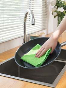 Microfibre Cleaning Cloth,Household Cleaning Multicolor Soft Quick Drying Absorbent Sponge Cloth,Household Kitchen Stain Remover Dish Towel,Multifunctional Car Wipes,Kitchen Cleaning Cloths,Water- And Oil-Absorbent,Wide Range Of Applications