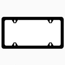 Custom 6x12 Inch Aluminum Personalized License Plate Frame, Record Your Memorable Moments, High Attention Catching Customized License Plate Frame, Personalized Design With Photo, Text, Logo (1 Set)