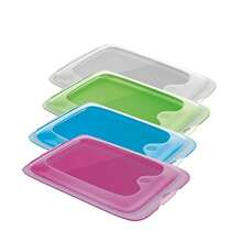 STARLEY-Set Of 4 Fresh Food And Sausage Holders, BPA Frei, Reusable, Stackable, Dishwasher And Microwave Friendly, Mixed Color - 彩色 - 查看 1
