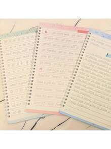 1pc Caligrafia Prática Livro, Hengshui Estilo Caligrafia Cursiva Caderno de Exercícios, Adequado para Estudantes do Ensino Fundamental e Médio, Edição em Inglês, Inclui 1 Caneta + 5 Recargas + 1 Porta-Caneta (Estilo e Cor Aleatórios)