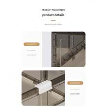 别致奢华带轮底柜，可自由组装和拆卸，放在床下、沙发下或作为储物箱