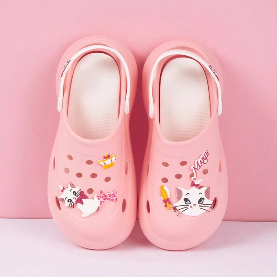 Miniso Disney Classics Marie Collection Clogs Różowe buty Croc dla kobiet Rozmiar 39-40