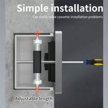 Kit Reparo Salva Caixinha 4x2 Luz Interruptor Com 10 Peças - Preto - Visão 4