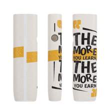 1 pieza Estuche protector decorativo para el dispositivo de calentamiento sin combustión IQOS ILUMA ONE/ILUMA I ONE, accesorio de moda con impresión UV de cuero PU, duradero, opciones de multicolor, protección completa de 360 grados, absorción de impactos y antideslizante, adecuado como regalo para hombres y mujeres - un lema y serie HET - Ver 14