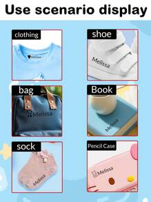 1pc Custom Name Signature Stamp For Kids, Name Stickers Name Label,Cartoon Pattern Name Stamps Personalized, DIY Customized Cartoon Self Inking Name Stamp, Stamps For Signing Name, Name Stamp For Clothing Kids Waterproof Back To School