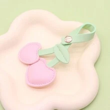 1 pieza Llavero con cereza personalizada, regalo para su ser querido, pareja, amigo, familia, vacaciones, aniversario, accesorios lindos para bolsa y equipaje