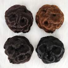 Syntetyczny klips do włosów Chignon Extension Clip In Hair Women Hairpiece Curly Hair Bun Fashion Hair Bag Hair Extension Hair Bands