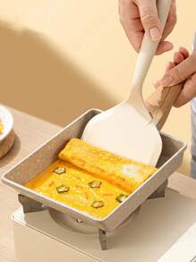 4pcs/1pc Silicone Tamagoyaki Spatula, Non-Stick Wide Mouth Japanese Pancake Spatula, Non-Stick Heat-Resistant Omelette Spatula (Suitable For Eggs, Cookies, Fried Eggs, Fish, Burgers, Steaks And Pizza) - Multicolor - View 9