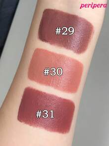 Peripera K-Beauty 墨感絲絨唇膏，高顯色度，持久顯色，輕盈，無麩質，無防腐劑，絲絨啞光唇膏，液態唇膏，滑順，長效顯色 - #29 Cocoa Nude - 查看 5