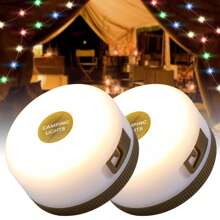 Camping String Lights Camping Lights Waterproof USB Charging Lights, Rechargeable Outdoor String Lights For Camping Yard Hiking - Green - View 6