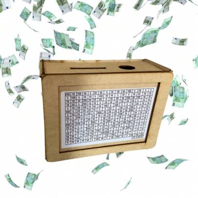 Caixa Cofre Em Mdf - Organização Financeira