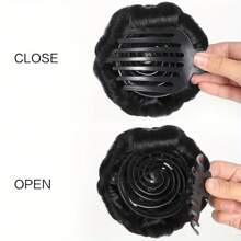 Syntetyczny klips do włosów Chignon Extension Clip In Hair Women Hairpiece Curly Hair Bun Fashion Hair Bag Hair Extension Hair Bands