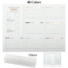 48/88/160 Colors Nail Art Display Board Acrylic Nail Stand With False Tips UV Gel Polish Glue Nail Color Showing Shelf, Multi-Functional For Nail Art Display, Photography, Nail Tools Background