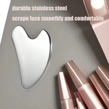1pc Mini Stainless Steel Facial Massage Tool, Face Care Beauty Tool For Home And Salon Use