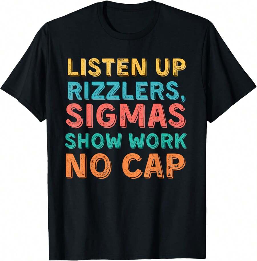 Teacher T-Shirt - Black - View 1