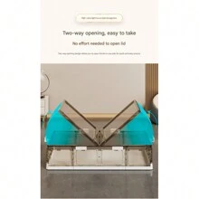 别致奢华带轮底柜，可自由组装和拆卸，放在床下、沙发下或作为储物箱