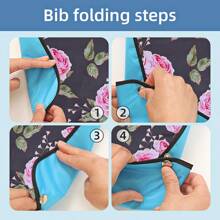 1pc/2pcs, Adult Bibs For Women, Reusable Apron, Wipeable With Optional Crumb Collector, Waterproof Washable Restaurant Clothing Protector, Gift For Women/Mom