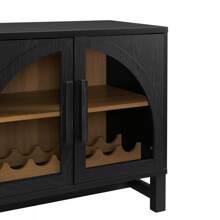 Better Homes & Gardens Juliet Arc Door Kitchen Console, Black Finish - màu đen - Xem 6