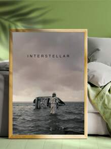 1 件星际极简主义电影海报，帆布印刷海报，太空艺术印刷海报，电影海报，电影墙艺术，墙壁装饰，卧室客厅办公室墙壁艺术装饰，无框架 - 彩色 - 查看 5