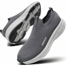 Men's Sneakers, Breathable Slip-On Shoes For Men - Dark Grey - View 1