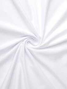 1pc Girls Printed Short Sleeve T-Shirt, Suitable For Tween Girls In Summer - White - View 4