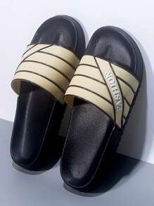 Women's One-Toe Slip-On Slippers, Soft Sole, Non-Slip, Fashion Versatile, Outdoor & Indoor Wear - Khaki - View 2