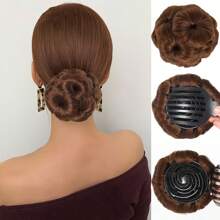Syntetyczny klips do włosów Chignon Extension Clip In Hair Women Hairpiece Curly Hair Bun Fashion Hair Bag Hair Extension Hair Bands