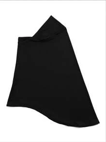 可定制 Hijab 斋月女士头巾，多色纯色边缘卷边女士头巾，帽子