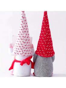 2 Heart-Shaped Dwarfs In Valentine's Day Envelopes, Polyester Holiday Decorations, No Electricity, No Feathers, Suitable For Valentine's Day, Thanksgiving Day, Anniversary And General Gifts.