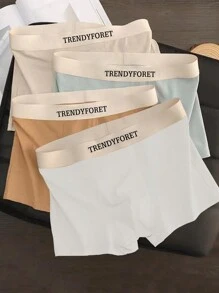 3pcs Men's Underwear Set, Casual Boxer Briefs & Shorts, Breathable Stretchy Boxer Briefs & Sports Shorts, 3-Pack Soft Elastic Comfortable Men's Boxer Briefs, Perfect For Casual Style