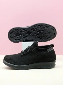 Women's Casual Sneakers, Lightweight Versatile Thick Sole Breathable Running Shoes