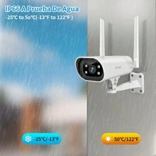 Kit Circuito Cerrado 4 Cámaras de seguridad con resolución 2MP visión nocturna incluida - Blanco - Ver 6