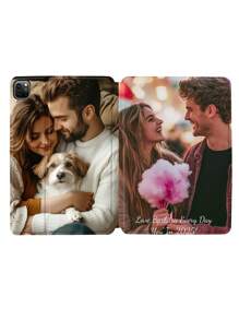 1 pieza Funda protectora personalizada para tableta resistente a golpes compatible con iPad 10ma generación/iPad Pro 11 pulgadas 2020/iPad 7ma (10.2 pulgadas)/iPad Pro 12.9 pulgadas 2020/iPad Pro 13 pulgadas (M4) 2024/iPad Pro 11 pulgadas (M4) 2024 y otros modelos, con patrón de foto personalizada de toda la familia, parejas, padres, hijos, mascotas, amigos u otros