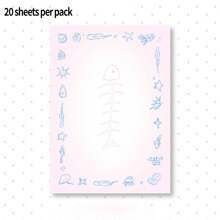 20pcs 23℃ Daily Neutral Memo Note Pages, A5 Notebook Inserts, 74x105mm