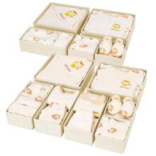 1/3/6/9/12 paquets Boîte de rangement en tissu pliable de style simple. Organisateur de tiroir d'armoire pour sous-vêtements, soutiens-gorge, chambre à coucher, organisateur, rangement à la maison. T-shirt blanc pour femmes, pantalon noir pour femmes, vêtements d'hiver pour dames, robe, vêtements d'hiver pour dames, robes élégantes pour femmes, chemise blanche pour dames, manches longues, combinaison blanche pour femmes, robes de printemps pour femmes, tenues de printemps pour femmes, printemps, vêtements de printemps, minimaliste, hauts d'été