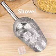 1 件不锈钢厚扁冰勺/勺，适用于冰块、糖、茶叶、米、面粉，颜色随机包装 - 彩色 - 查看 7