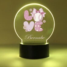 1PC Custom Name Nightlight, Custom Baseball Birthday Gift, Custom Friend Gift, Custom Valentine's Day Gift, Send Girlfriend Valentine's Day Gift, Custom Bedroom Decoration, Custom Party Decoration, Party Decoration, Custom Nightlight, Valentine's Day Gift Back To School - Multicolor - View 12