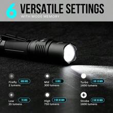 NP NIGHT PROVISION TX11 Tactical Flashlight Torch And USB Rechargeable Battery Luminous SST-40 LED 1600 Lumen With Holster - Tx11-u(StandardHolster)1 - View 5