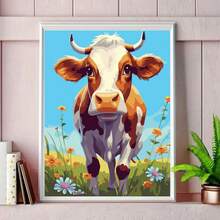 1pc Paint By Numbers Kit For Adults Beginner On Canvas, Adults' Paint-By-Number Kits, Adult Paint By Number Kits, Painting Kits For Adults, Number Painting For Adults, Hobbies For Women, Painting By Numbers For Adults, Birthday, Thanksgiving, Christmas Gifts For Mom, Grandma, Neighbors, Friends, Home Decor Set(Frameless)