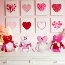 Valentine's Day Faceless Doll Creative LOVE Doll Cute Holiday Valentine's Day Decorations - Multicolor - View 8