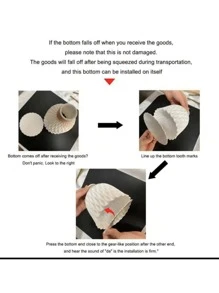 Water Ripple Plastic Flower Vase For Flower Arrangement Diy, Ceramic-like Home Decorative Display Pot - Pink - View 6