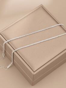 2pcs Silver Anklets For Women, Shiny Fashion Minimalist Beach Anklet, Perfect Gift For Mom/Girlfriend