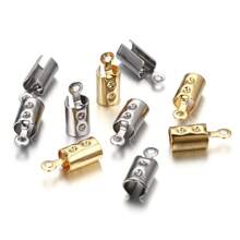 30Pcs Stainless Steel Cord Clasp Hooks For DIY Jewelry Making Necklace Bracelet Accessories - Rope Buckle - View 3