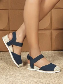 Women's Platform Wedge Heel Casual Fashion Closed Toe Sandals