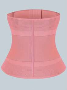 CZXMY 女士透气运动束腰带，带魔术贴，收腰带 - 淺粉色 - 查看 2