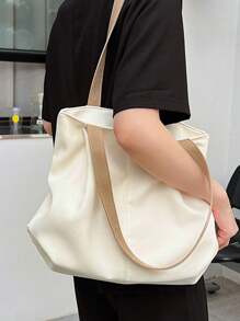 One Piece, Large Capacity, Fashionable, Commuter Bag Women, Handbag, Tote Bag - Multicolor - View 7