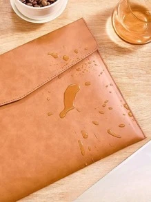 Personalized Custom Waterproof Faux Leather Document Bag, A4 Paper, Magnetic Closure, Business Office, Holiday Gift.,Back To School,School Supplies