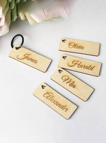 Personalized Wooden Wedding Love Lettering Vertical Wooden Bracket Desktop Decorative Crafts Ornaments Gifts Birthday Graduation